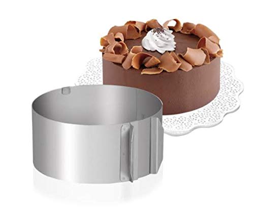 Cake Mold And Acetate Sheets For Baking, 6 To12 Inches Adjustable Stainless Steel Cake Ring, 5.5 X 394 Inch Mousse Cake Sheets, Cake Collar Cake Mousse Mould, Cake Baking Cake Decor Set #TOP4