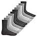 Produktbild Footstar Herren & Damen Baumwollsocken (10 Paar), Klassische Socken aus Baumwolle - Everyday! - Classic Grey 47-50