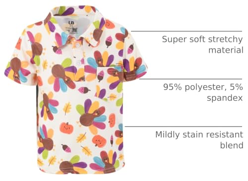Image of Unique Baby Short Sleeve Collared Boys Polo Shirt, Toddler Kids Polo Shirts