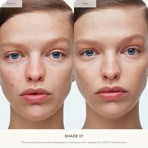 U Beauty The Super Tinted Hydrator Hyaluronic Acid Moisturizing Cream - Mega-Dose Skin Hydrator for Supple, Smooth, and Softer-Looking Skin For Up To 48 Hours - Shade 1-1.0 oz - Image 4