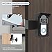 ZJMCAJY Video Doorbell Mount Theft Doorbell Door Bracket No Drill Doorbell Mounting Bracket Multipurpose Doorbell Door Holder for Houses Apartments Rentals Dormitories QUZHEMA_US(black)