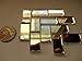 50 Pieces Mirror Mosaic Border Craft Tiles 1/2-Inch x 1 Inch