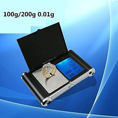Báscula electrónica portátil de alta precisión 100g/0.01g miniatura 2