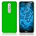 Produktbild PhoneNatic Case kompatibel mit Nokia 7.1 - Hülle grün gummiert Hard-case Cover