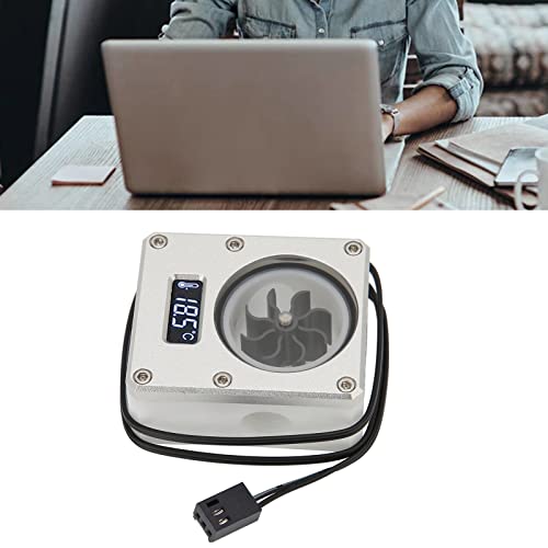 Refroidissement à eau PC indicateur de débit acrylique argent G1/4