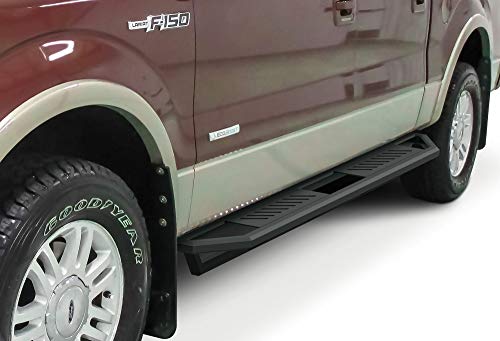 Estribos laterales de acero inoxidable 6.5in APS para Ford F150 miniatura 4