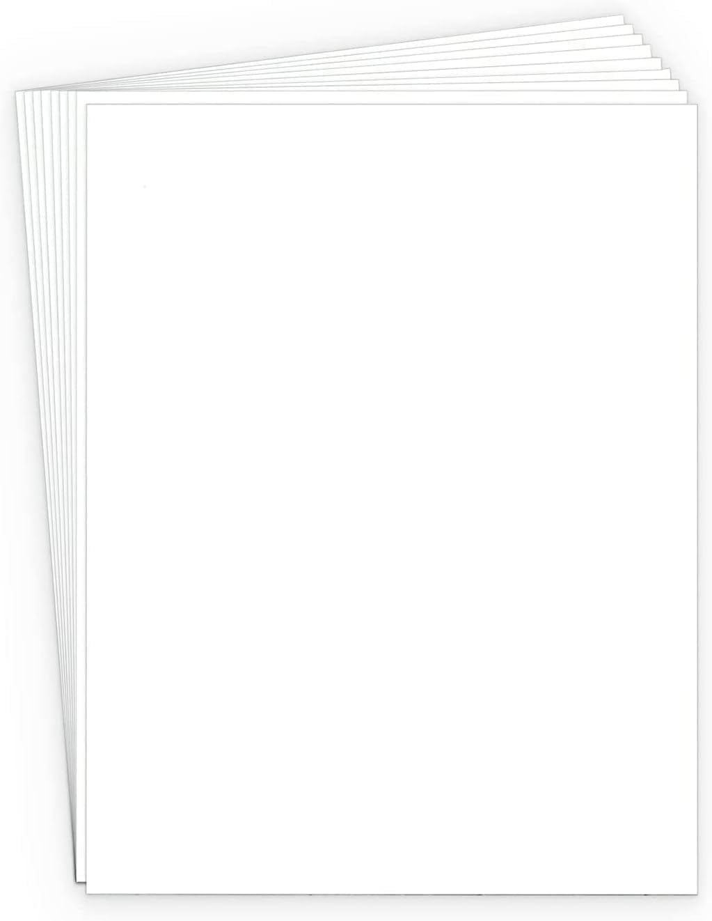 White Cardstock Printer Paper By Hamilco (50Pack) 8.5 x