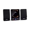 auna Microstar – Microsystem, Vertikalanlage, CD-Player, Bluetooth, Stereo-Lautsprecher, USB-Port, UKW-Tuner, AUX-In, LC…