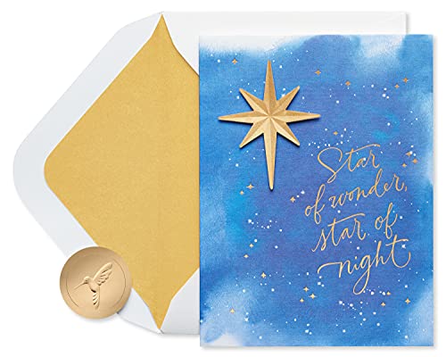 Papyrus Religious Christmas Card (Blessings to All)
