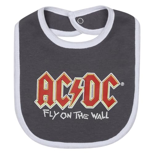 Amplified Baby Fly On The Wall AC/DC Babygrow Set (Newborn) (White/Black/Red) - Image 4