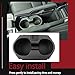 Cup Holder Insert Accessories for Honda Civic 2016-2021 Lx Ex Si Sport Hatchback Coupe Sedan Insight,Center Console Drink Bottle Cup Holder Adapter Replace 83446-TBA-A01ZA (Black)