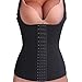 Produktbild Damen Waist Trainer Sport Vest Top,Body Shaper Korsett Cincher Taille Strap Corsage (4XL(Fit 40.9-43.3 Inch Waist), Black(3-5 Days Delivery))