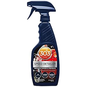 303 Products Speed Detailer – For All Exterior Automotive Surfaces – Instantly Shines And Protects Paint – Cleans Between Washes – UV Protection, 16 fl. oz. (30216CSR) Packaging May Vary