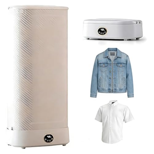 Máquina automática de planchado y plegado, 1000 W con varilla telescópica, circulación de aire caliente de 360° para un rápido alisado de arrugas