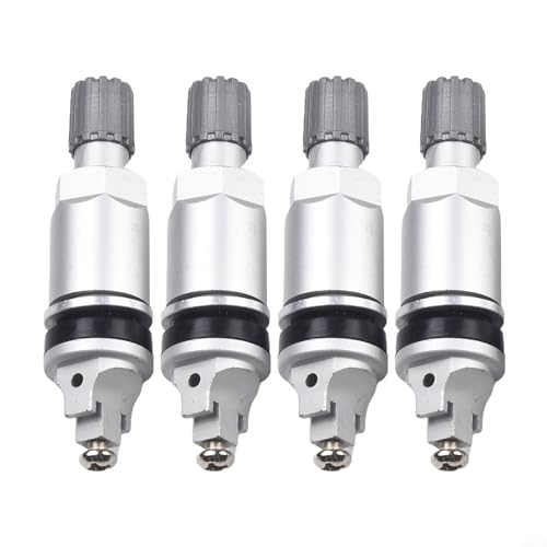 Honseadek TPMS Lot de 4 tiges de valve de capteur de pression des pneus pour Toyota Corolla et Land Cruiser – Construction métallique, remplacement direct 12 V