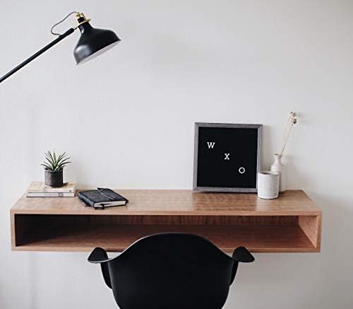 Walnut and Oak Floating Cherry Desk