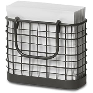 Spectrum Diversified Vintage Napkin Holder Industrial Gray