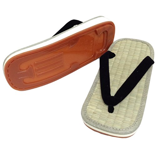Edoten Japan Zouri Sandals Black Setta Igusa2