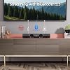 Sound Bar for Smart TV, 90W Compact Soundbar TV Speaker with Subwoofer, 2.1Channel Home Theater Surround Sound System with Crisp Vocals and Deep Bass for TV PC Projector.