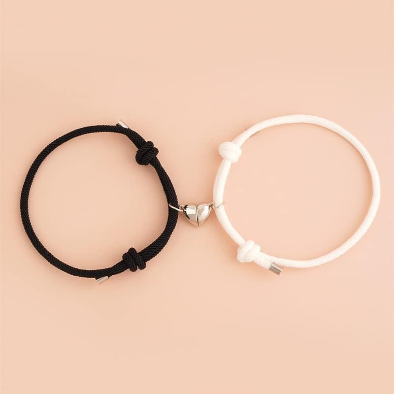 Miniatura 5 de YSSHIN Pulsera magnética de promesa para parejas, pulseras para parejas, amistad, pareja, pulseras a juego para parejas, mejores amigos