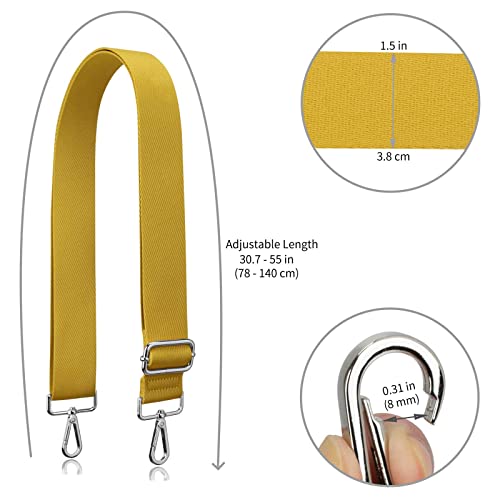 Image of Allzedream Thick Purse Strap Wide Adjustable Replacement Crossbody Bag Handbag