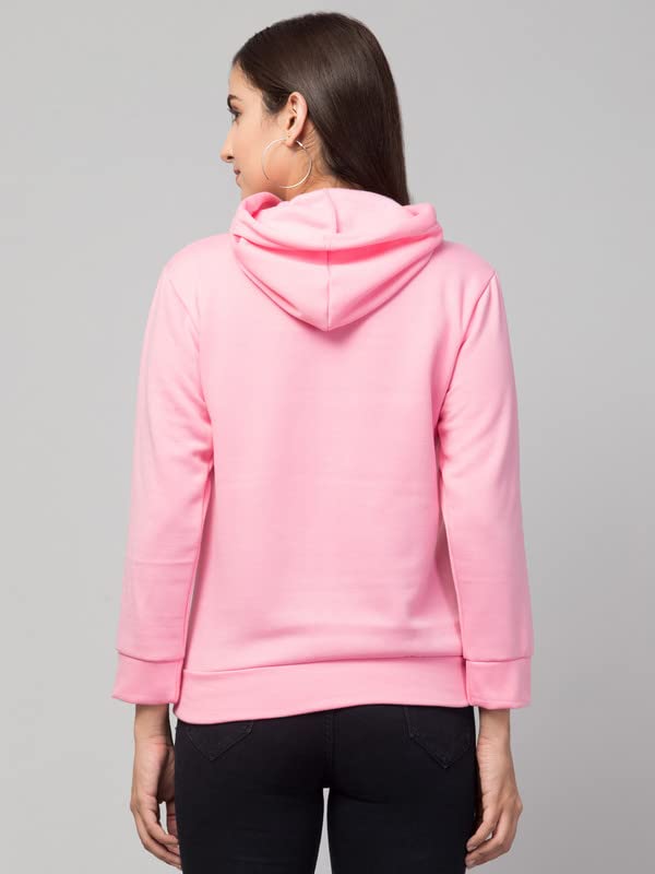 Image of Women's Fleece Plain Hoodie