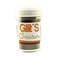 Avenue Mandarine 42512MD - Un flacon de paillettes Glit's 14 g Noir