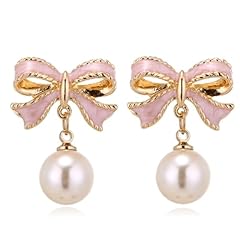 Gold Pink Earring