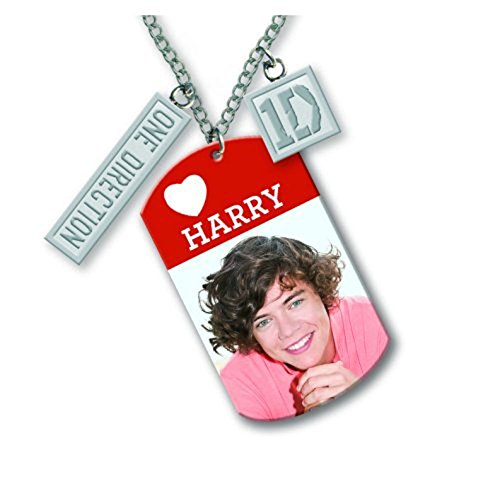 One Direction 16" Tag Necklace - Harry (Official 1D Merchandise)