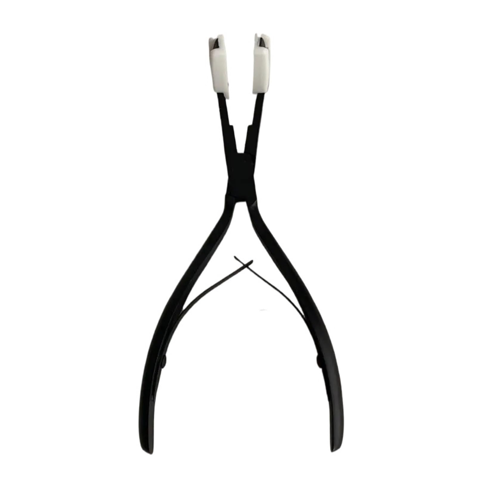 Mzsklw Black Hair Extension Pliers 1 Pc 7 Inch Stainless Steel Pliers For Tape Hair Extension Tape Sealing Plier Keratin Hair Extensions Tools