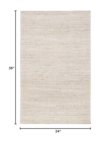 Tapete decorativo SAFAVIEH Natural Fiber Collection 2' x 3' Beige miniatura 2