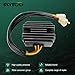 SCITOO T1300560 540.4.019.1A 540.4.027.1A Front rectifier regulator 1997-1998 for Triumph Daytona 2003-2004 for Triumph Daytona 600 2005 for Triumph Daytona 650 1999-2006 for Triumph Daytona 955i