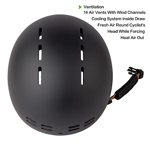 Bike Helmet Adult, Onbros Adjustable Skateboard Scooter Skating Bicycle Helmet, Cycle Helmet For Urban Commuter #TOP4