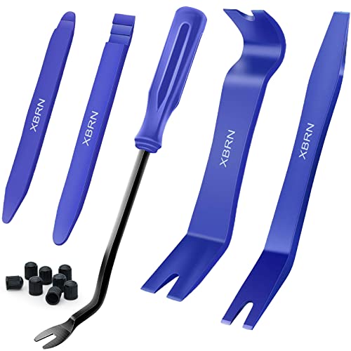 XBRN Auto Trim Removal Tool Kit,5 Pcs Car Panel Door Window Tools Kit,Auto Clip Fastener Remover Pry Tool Set