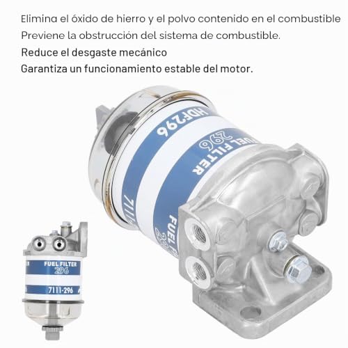 Filtro de combustible 7111-296: Evite tirones con este conjunto de reemplazo 5