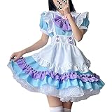 【Kit】 - Cette tenue comprend non seulement la robe mais également un tablier d'accompagnement, un nœud, un couvre-chef et des bijoux de poitrine décoratifs. Associé à vos chaussures en cuir préférées, vous obtiendrez un look raffiné qui rehaussera votre élégance avec un minimum d'effort.