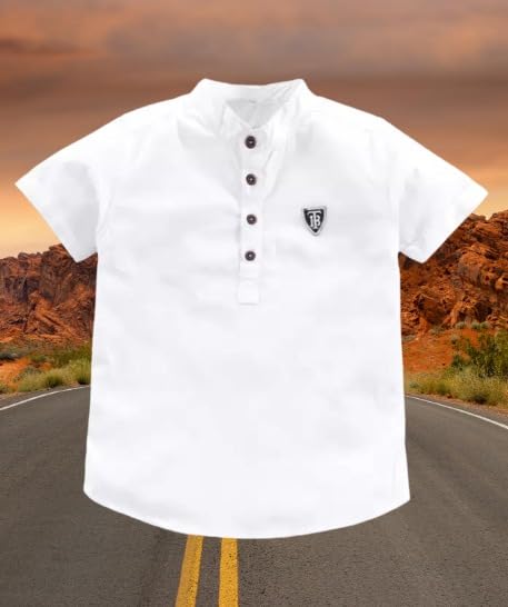 Image of Premium Cotton Blend Boys Shirt for Kids - Stylish Full Sleeve Shirt for Casual and Party