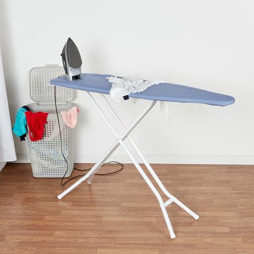 Forever Blue Ironing Board Cover and Pad by Seymour Home Products: 100% Cotton with Premium Polyester Padding | Full Size Board | Stain and Scorch Resistant
