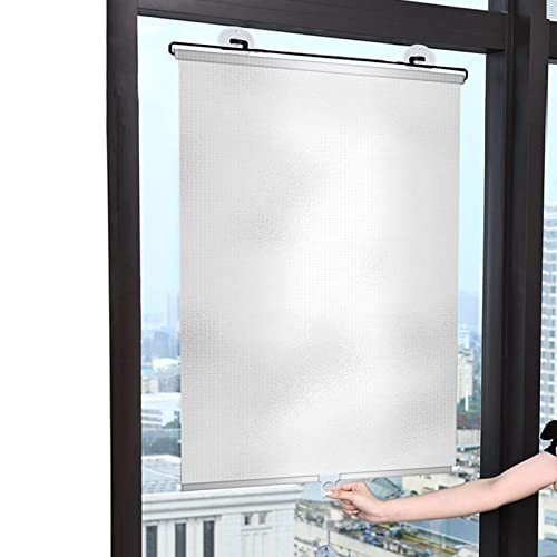 Suction Cup Blackout Roller Blinds,Punch-free Retractable Balcony Sun Shade,Sunscreen Insulation Shading Curtain Window Blind Kitchen Office Car Privacy Screen (W68xH125cm(27x49in),Silver2) Suction Cup Blackout Roller Blinds,Punch-free Retractable Balcony Sun Shade,Sunscreen Insulation Shading Curtain Window Blind Kitchen Office Car Privacy Screen (W68xH125cm(27x49in),Silver2)