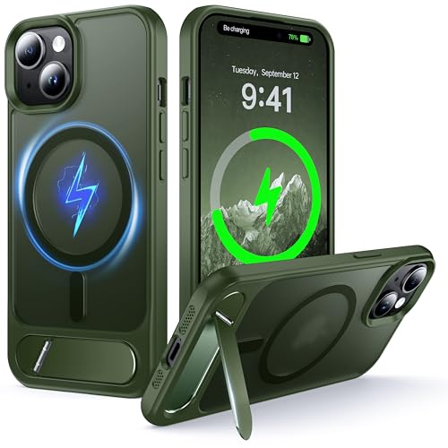 Support magnétique iPhone 15 MagSafe antichoc pour éviter les chutes au bureau