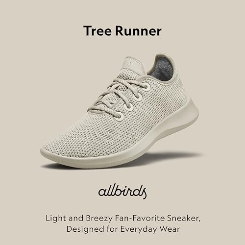 Allbirds Men’s Tree Runner, Everyday Sneakers, Machine Washable Shoe Made with Natural Materials - Wheat (Dark Beige Sole) - 13 Medium