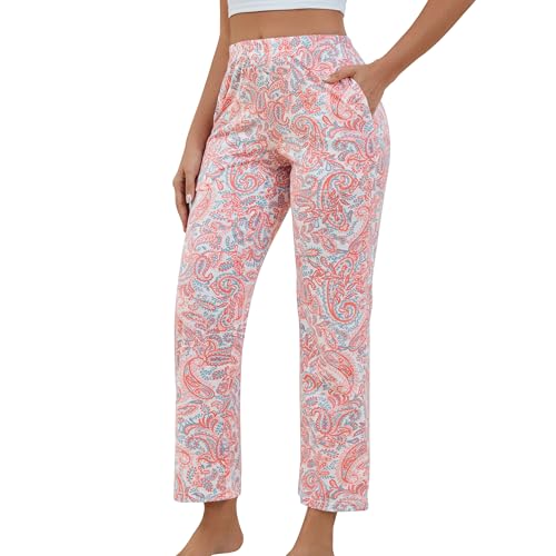 PNAEONG Women Cotton Pajama Pants Comfy Pj Bottoms...