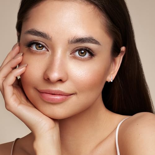 Tiny Double Hoop Earring S925 Sterling Silver Small Hammer Texture Hoop Hypoallergenic Twist Spiral Earrings for Women - Sliver & Gold3