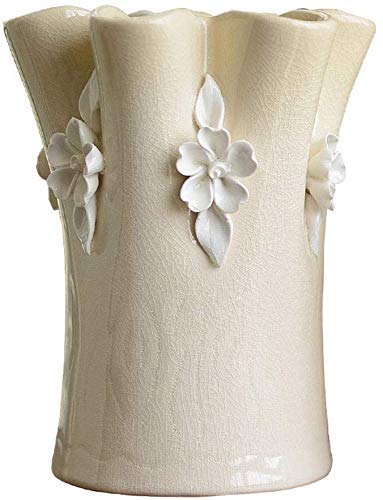 Vase en porcelaine blanche bouteille pour valoriser facilement vos fleurs séchées plates