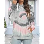 Women's Hoodies Long Sleeve Sweatshirts Drawstring Pullover Tops with Pocket Casual Loose Blouses Tunic - Image 2