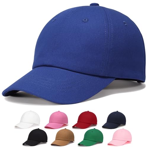WILLPORT Kids Adjustable Cotton Baseball Cap 2-5Y Royal Blue