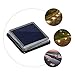 SHINEOFI 1pc Outdoor Solar Powered LED Deck Light Landscape Lamp for Garden Patio and Stairway Material Lighting Tool for Walkways
