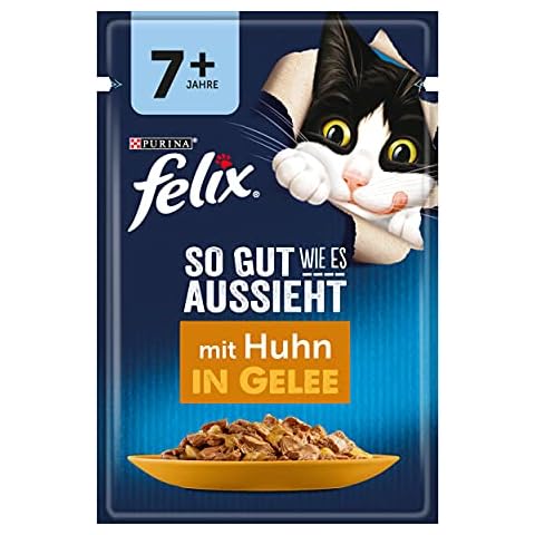 FELIX So gut wie es aussieht Senior Katzenfutter nass in Gelee Cover