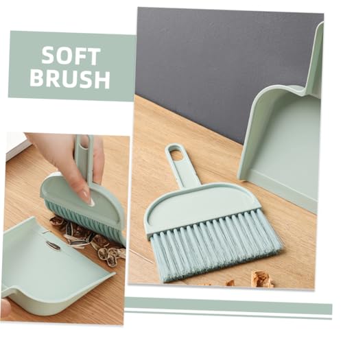 ELAYARD Mini Kehrschaufel und Besen Set Kompakter Tischbesen mit Weichen Borsten Robustes PP Material Tragbares Reinigungswerkzeug für Schreibtisch Bett und Vielseitige Desktop Reinigung – Bild 8