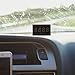 OUNONA Car Clock Digital Thermometer and Voltage for Dashboard Sleek Design Easy Installation Led Display for Readings for Vehicle Interior Decor